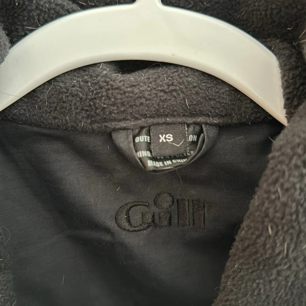 Gill Rain Jacket- embroidered with “Kayla”. Size XS
